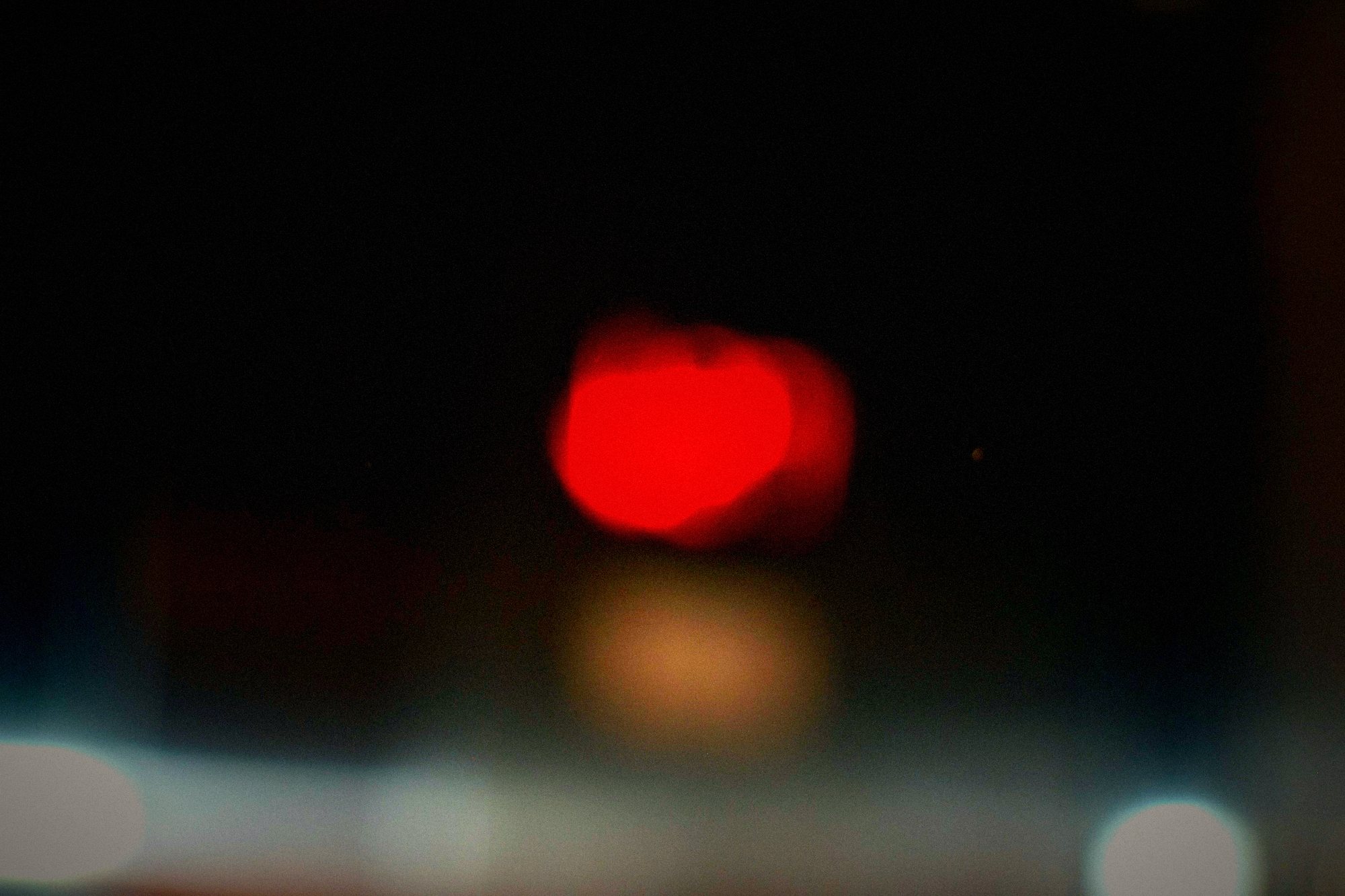 5:14 AM. A red light. We don't know what it was for. It was on the whole time.